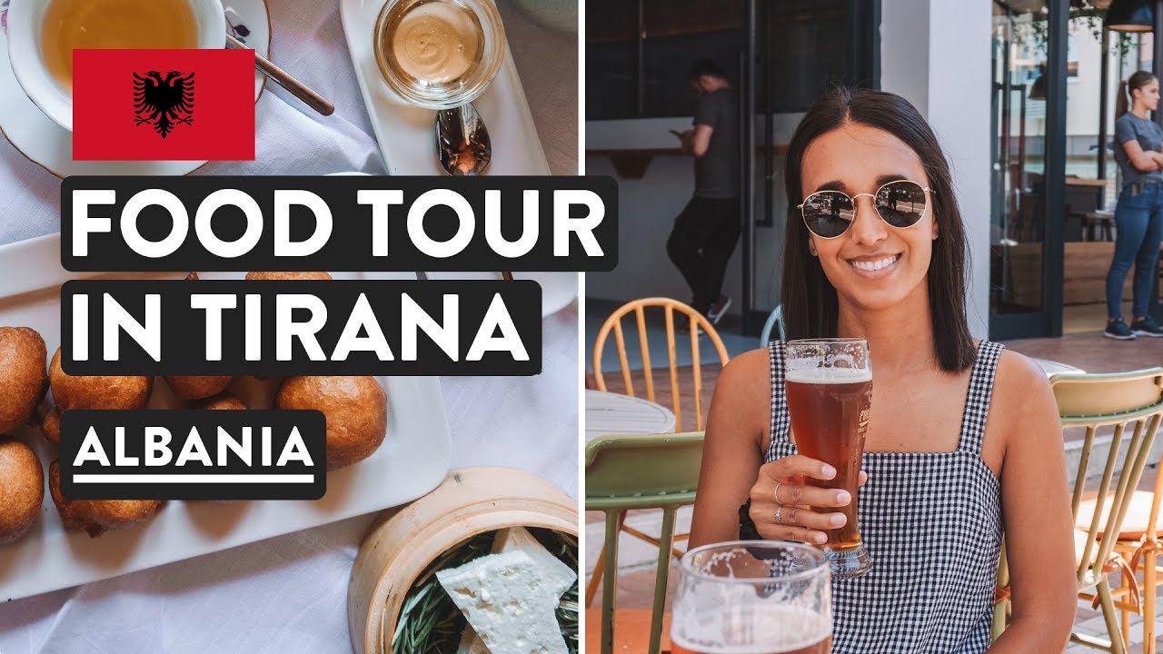 ALBANIA 🇦🇱Food & First Impressions | Tirana Food Tour & Travel Vlog