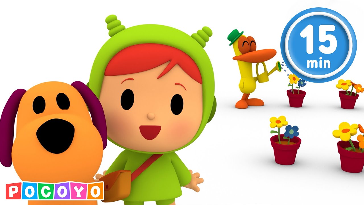 🐶 Nina the Dog Trainer! Pocoyo Full 15 MINUTE CLIPS | Pocoyo English | Cartoons for Kids