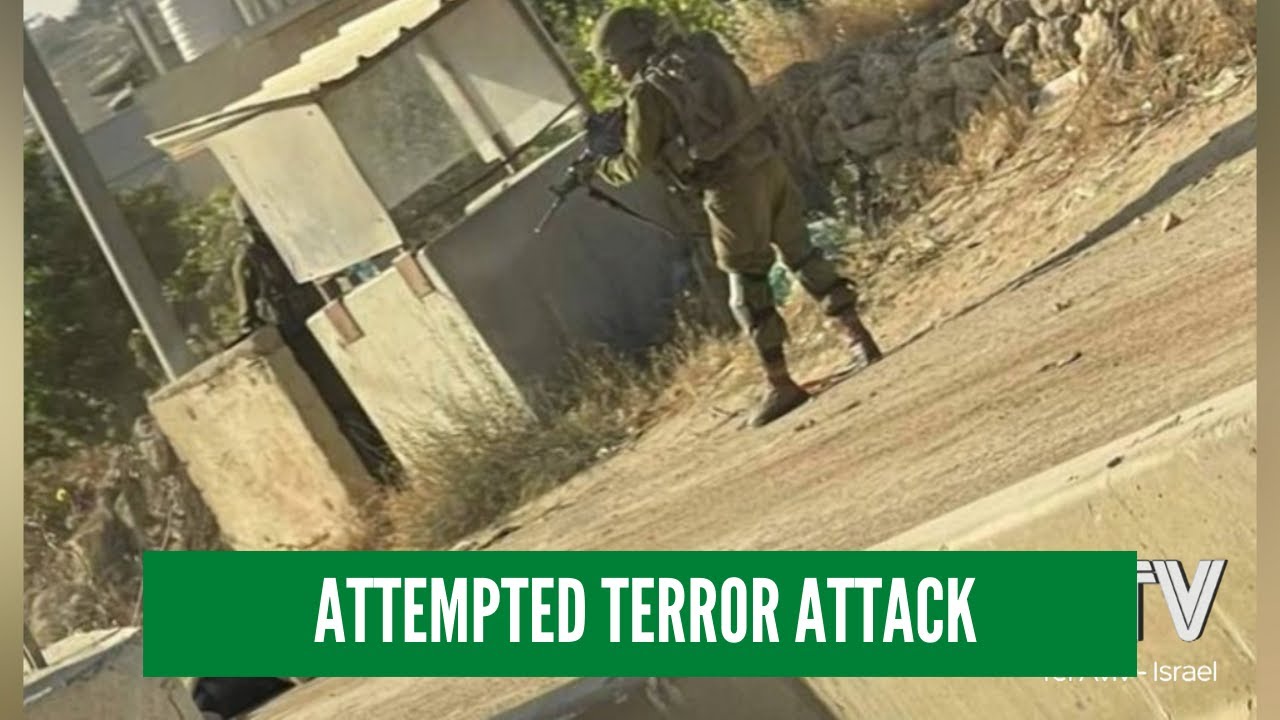 Palestinian attacked soldiers with a knife, no Israeli injured