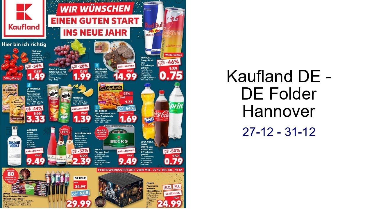 Kaufland DE - DE Folder Hannover 27-12 - 31-12