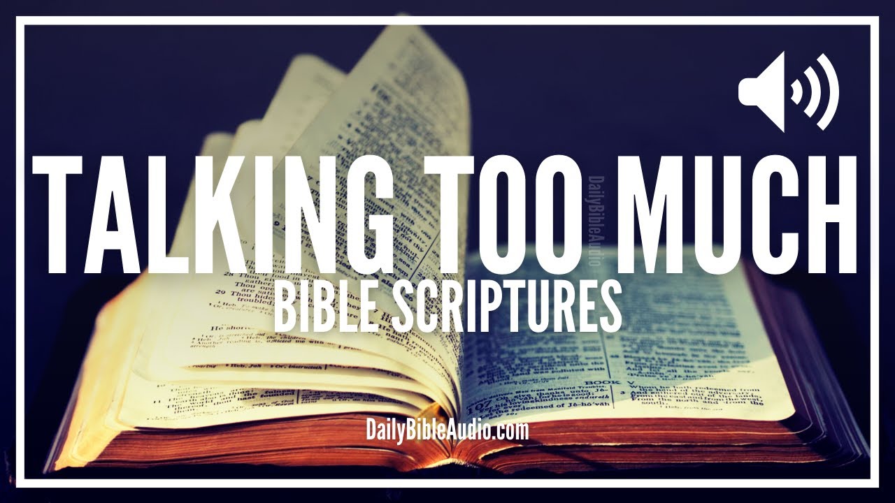 Bible Verses About Talking Too Much | Powerful Scriptures On Excessive Talking (Tame Your Tongue)