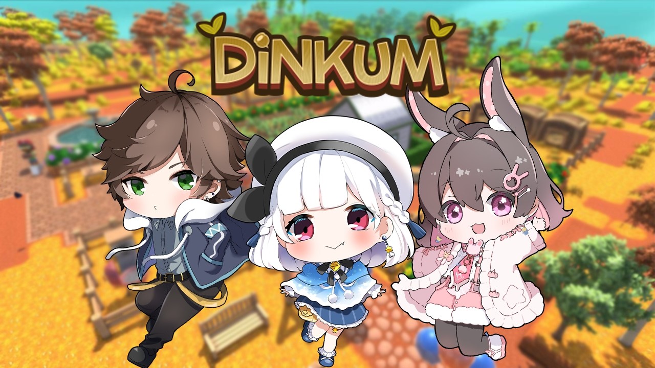 【DINKUM】今日もいい街づくりを！！！ / 二水クル＆月ノ心みい【星宮しゃろ/Vtuber】