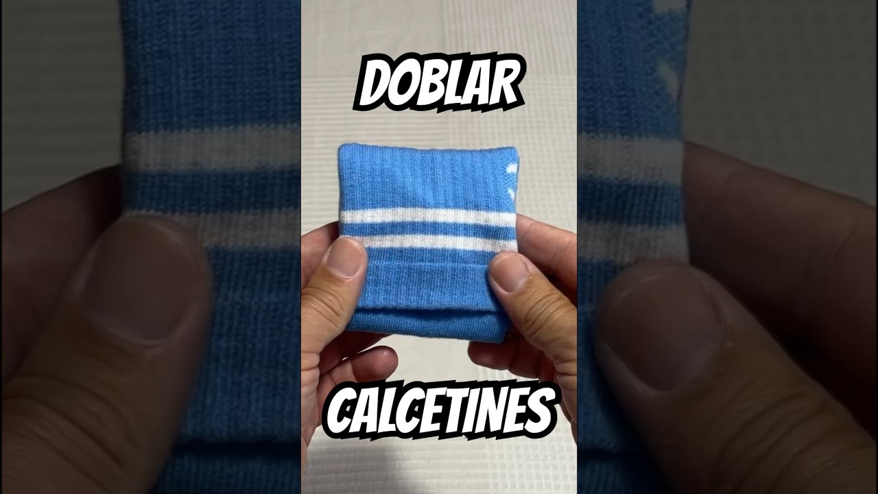 Como doblar calcetines r&aacute;pido y f&aacute;cil