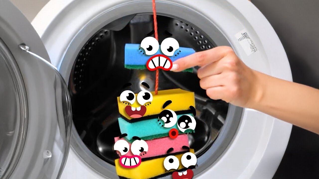 El ataque de los platos sucios: Esponja en el borde 🍽️🧽😱