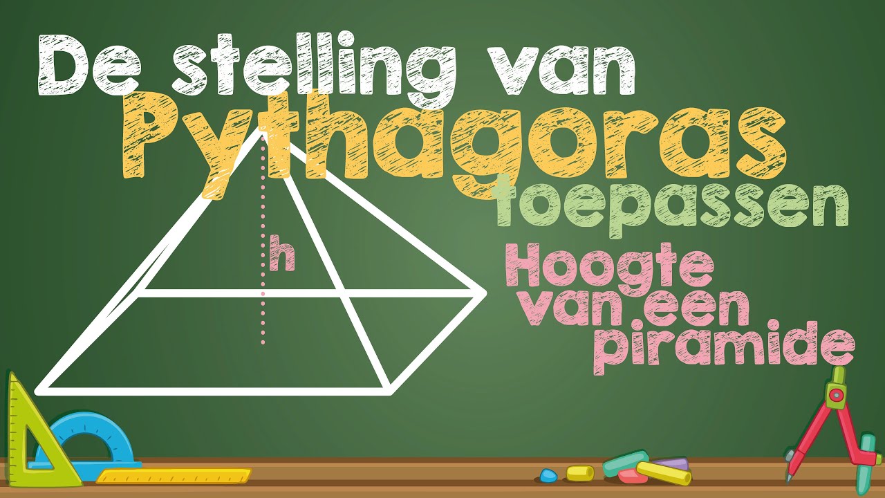 Hoogte van een piramide berekenen met Pythagoras – Uitleg met voorbeeld (Cheops)