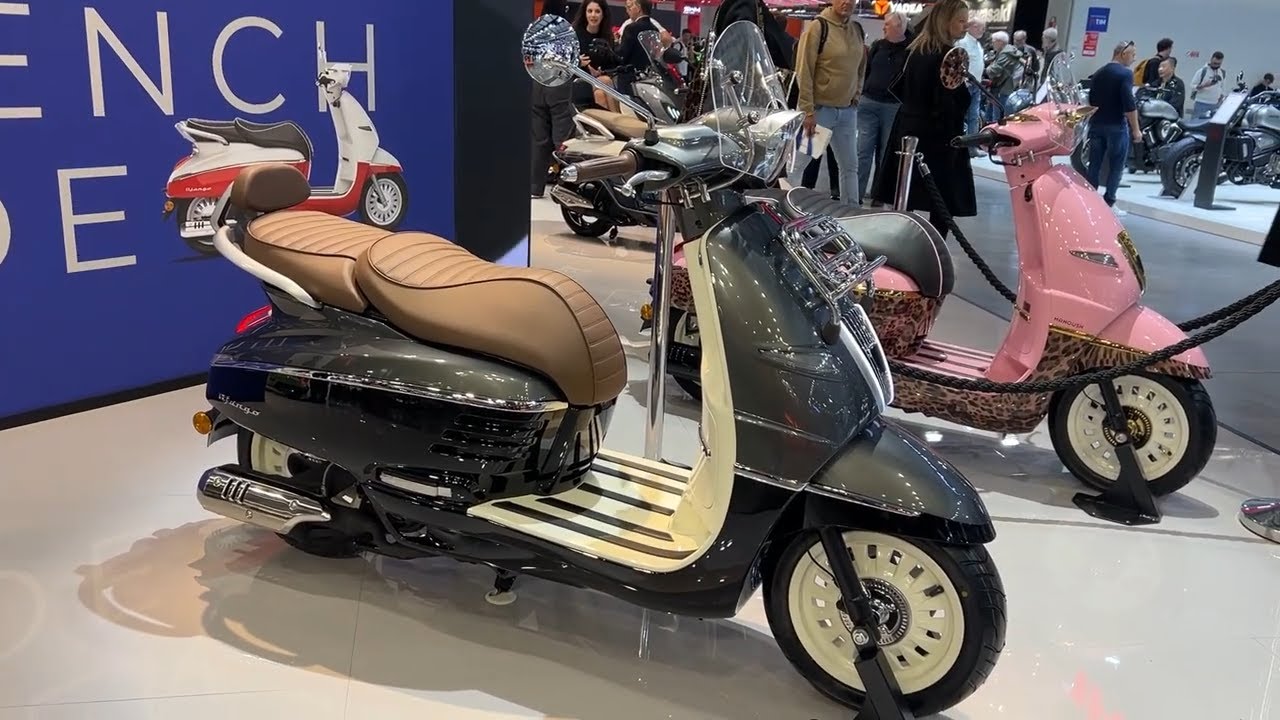New Peugeot Django 125 i (2026) &ndash; 11 HP Retro Scooter! | EICMA Walkaround