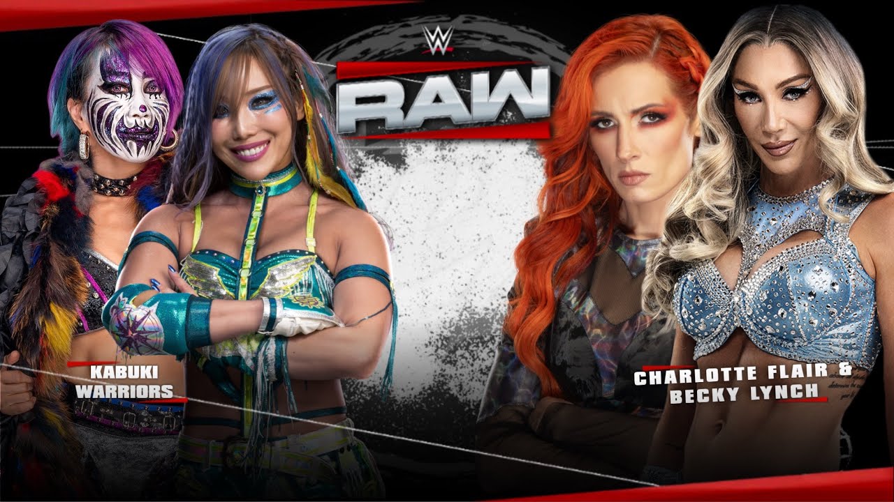 WWE 2K25 Raw - Women's Tag Team Championship Tournament - Kabuki Warriors VS Charlotte & Becky