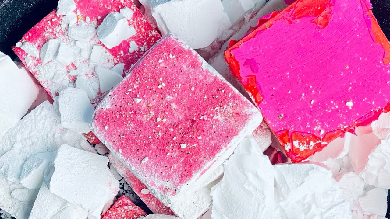 Fresh Blocks, chunks and slices. Powdery and crispy