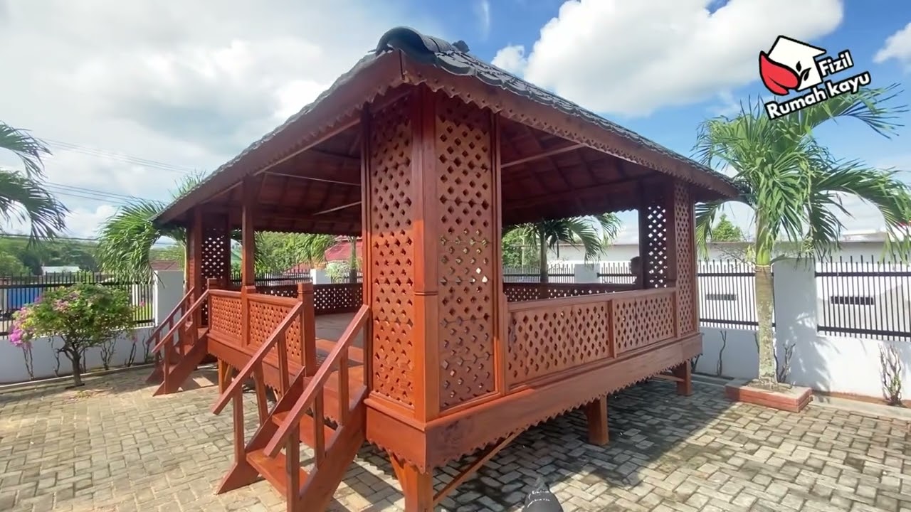 Pemasangan Gazebo Di Rumah Wakil Bupati Kabupaten PALI Sumatra Selatan