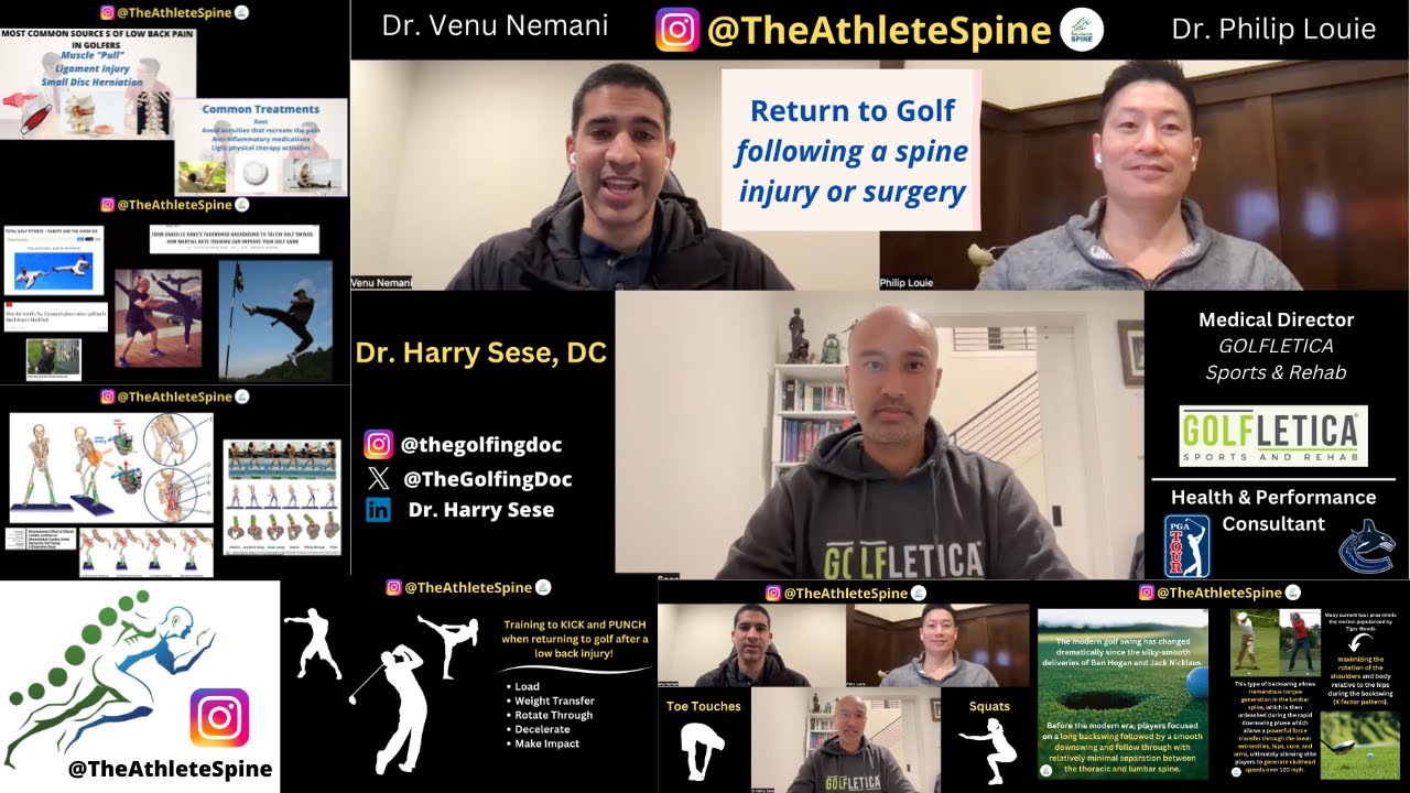 Return to Golf following a spine injury or surgery | Guest: Dr. Harry Sese, DC