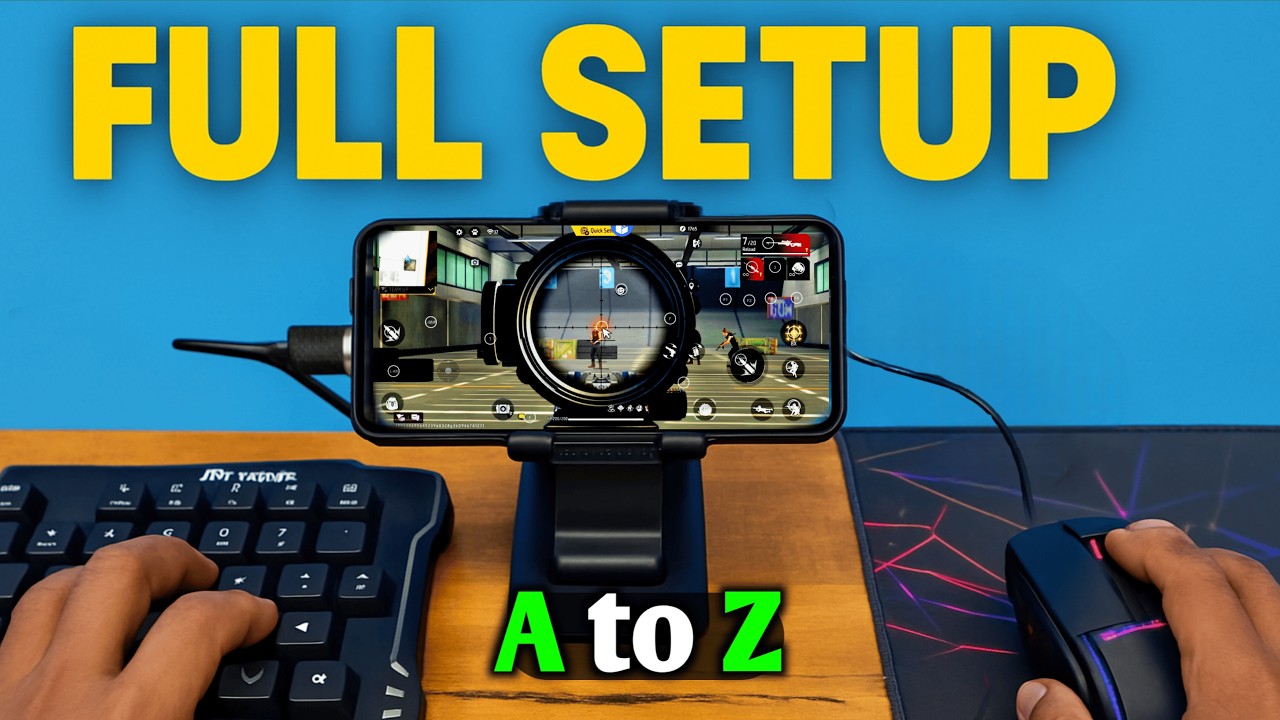 Keyboard and Mouse on Mobile Free Fire | How to play Free Fire in Mobile with Keyboard and Mouse