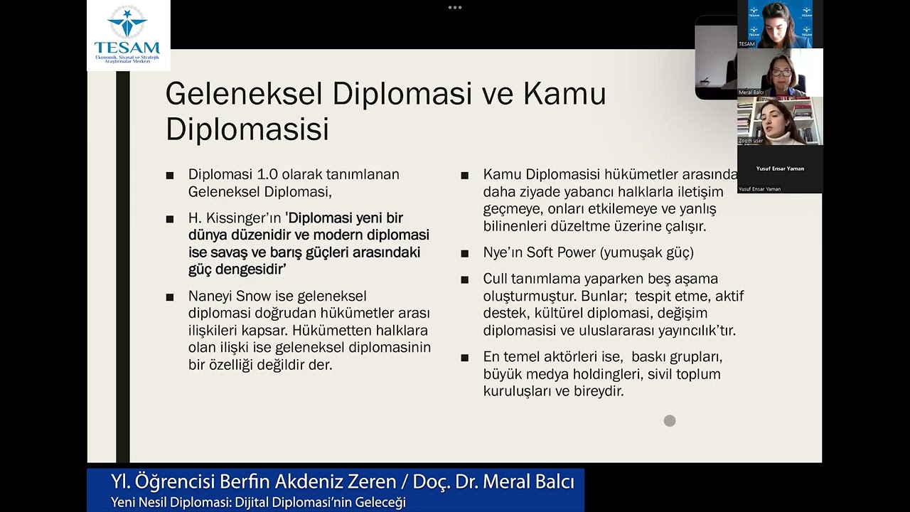 Berfin Akdeniz Zeren - Yeni Nesil Diplomasi: Dijital Diplomasi’nin Geleceği