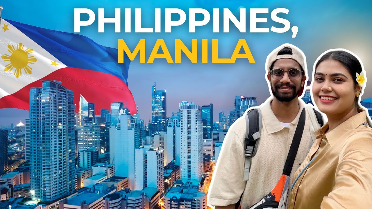 Philippines, Manila tour by Scooter 🇵🇭 for Indians