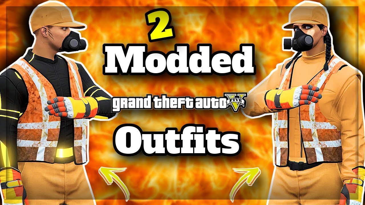 GTA5 I *NEW* 2 Modded Outfits! (FEMALE + MALE) Transfer Glitch! (Joggers, Trashman & More!) 1.46