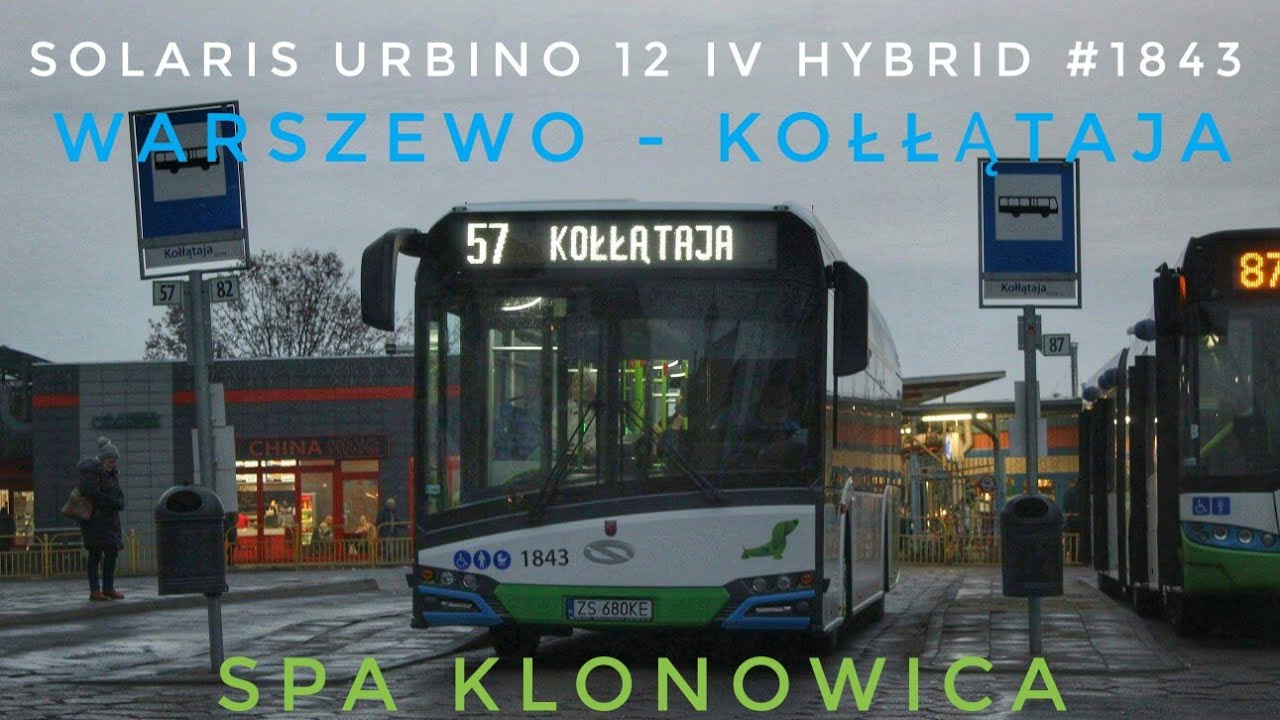 SPA Klonowica - Linia 57 - Solaris Urbino 12 IV Hybrid #1843