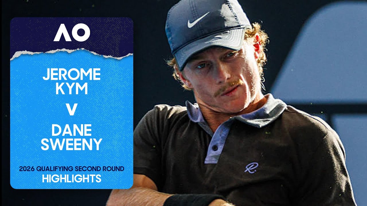 Jerome Kym v Dane Sweeny Highlights | Australian Open 2026 Qualifying Second Round
