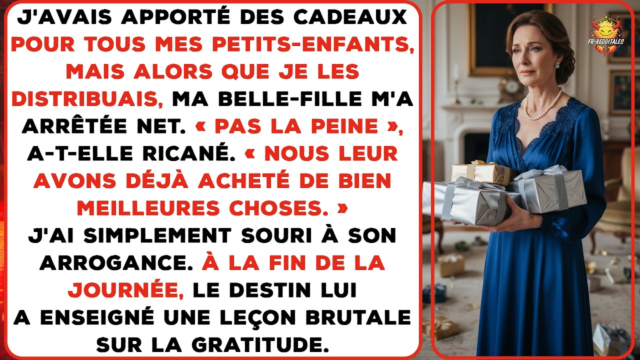 Ma belle-fille a rejeté mes cadeaux pour les enfants : « Nous avons mieux acheté. »