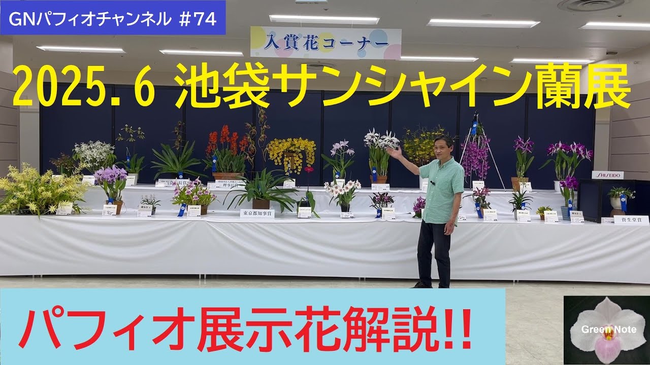 2025 6池袋サンシャイン蘭展展示花解説