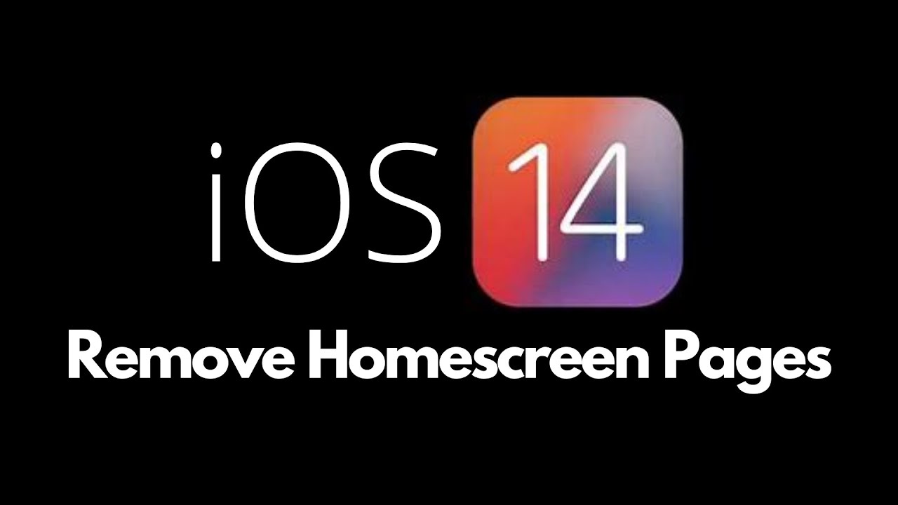 iOS 14: How to Remove Homescreen Pages