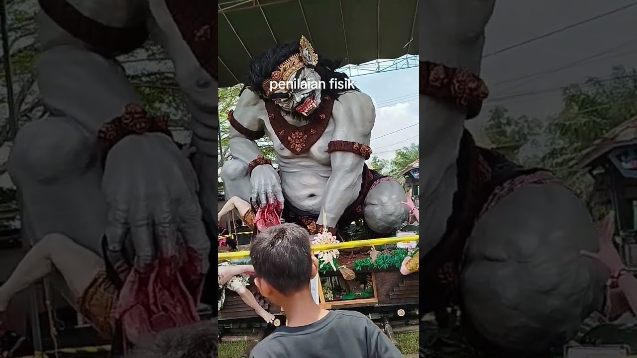 Festival ogoh-ogoh seputih Raman Lampung Tengah 