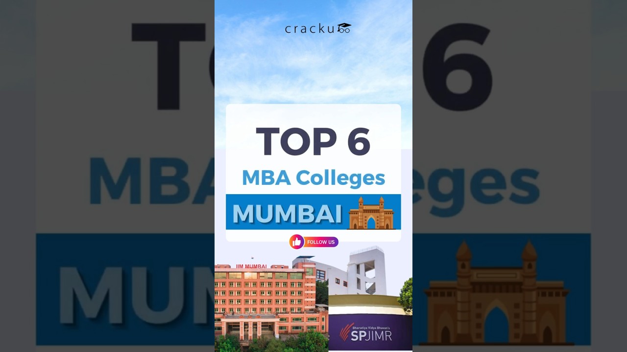 Top 6 MBA colleges in Mumbai 🏙️ Comment down your favourite college in Mumbai and save for later