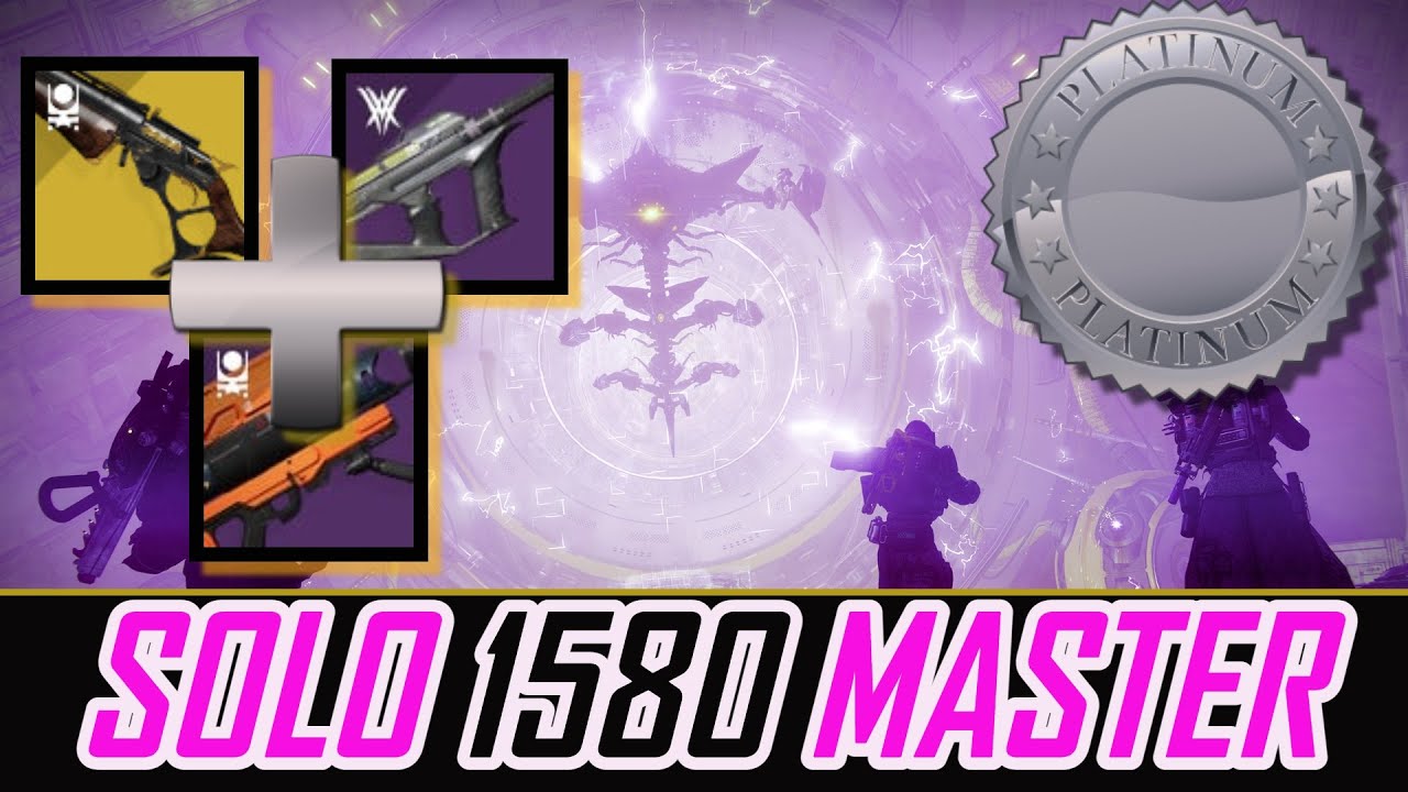 EASILY SOLO 1580 MASTER Nightfall (PLATINUM) - The GLASSWAY Solo 100K Pinnacle Reward: WARLOCK