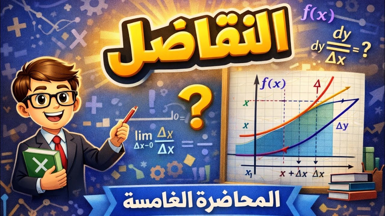 التفاضل الرياضي في شوال / نجاح مضمون/المحاضره الخامسه إدارة أعمال 
