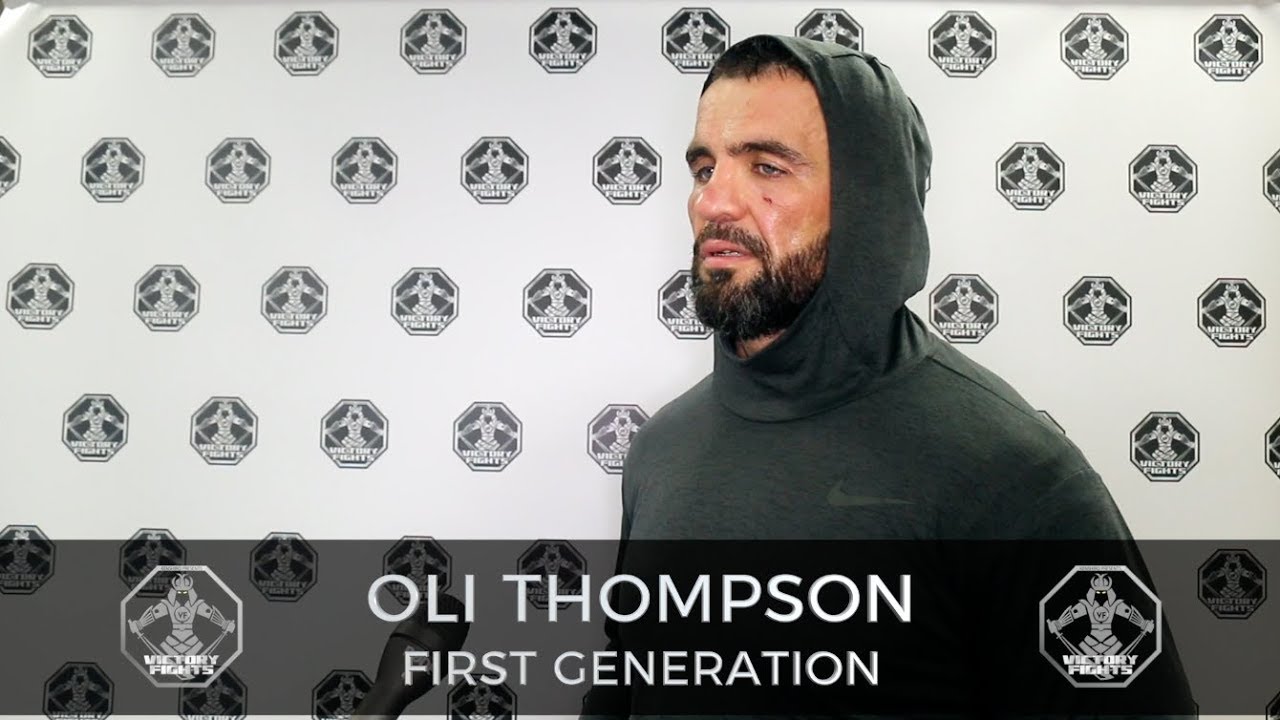 Oli Thompson wins Victory Fights heavyweight K1 title, Brighton Sussex