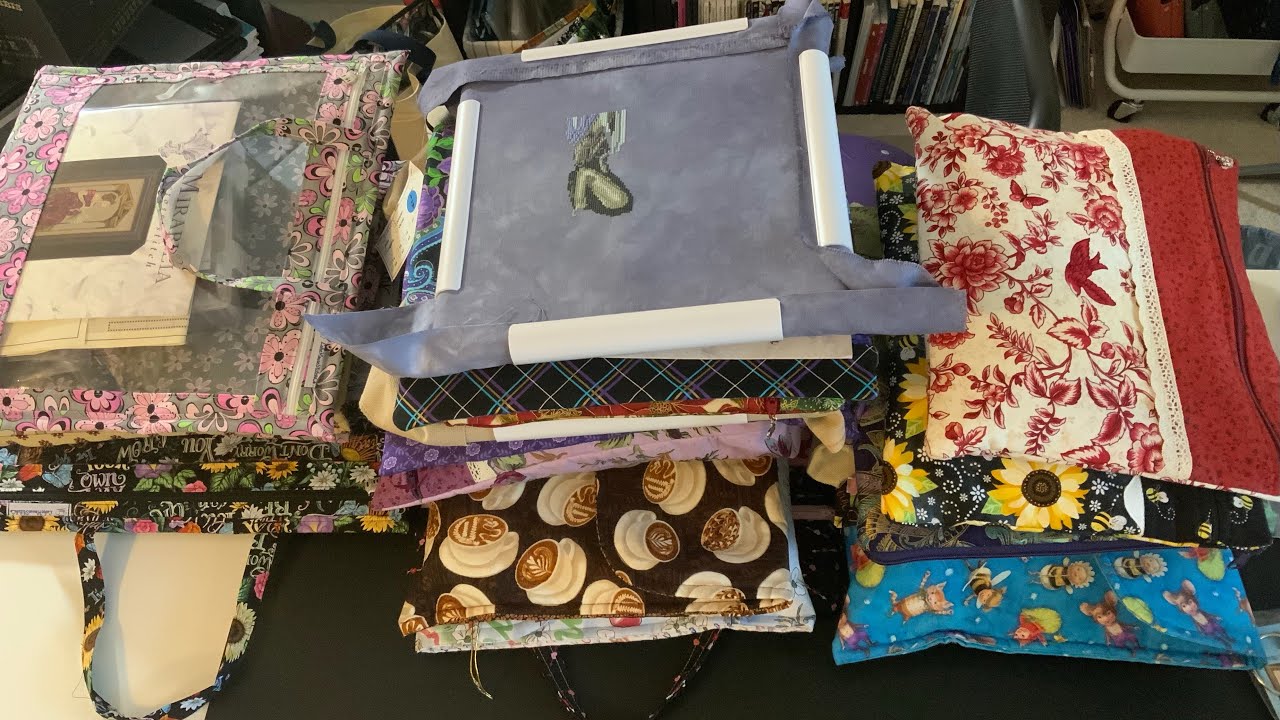 Flosstube #27 - LOTS of WIPS (basically a mini WIP Parade) - June 30, 2022