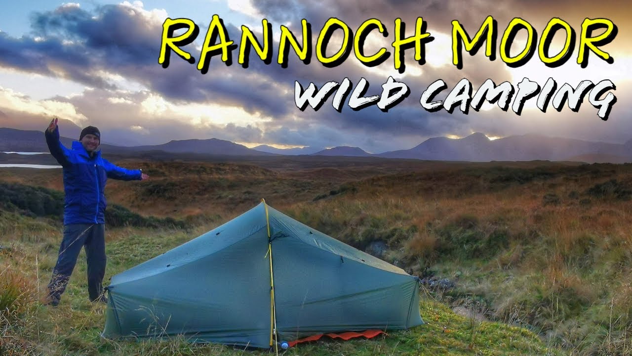 A Wet & Remote WILD CAMP on Rannoch Moor!