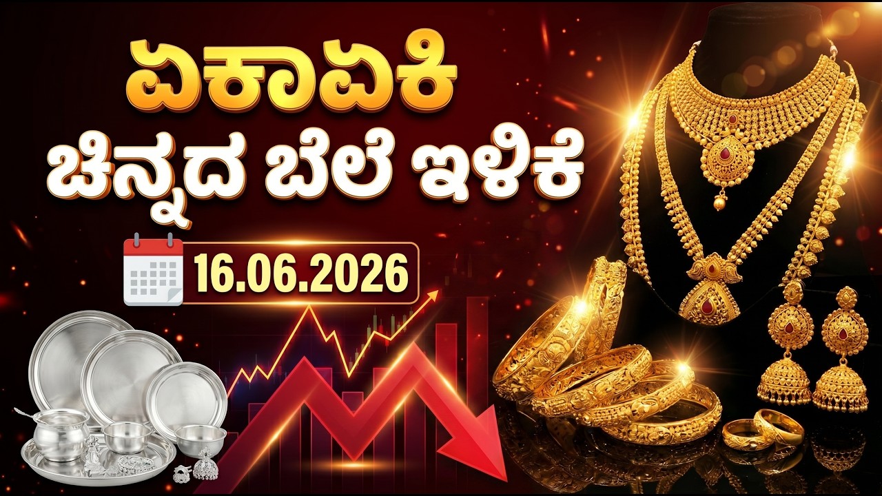 Today Gold Rate 16-06-2026 | Gold Price in Karnataka | Today Gold Silver Rate in Bangalore