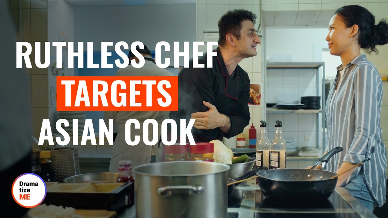 FURIOUS CHEF Kicks His ASIAN COOK Out, Then She Got Sweet Revenge | @DramatizeMe