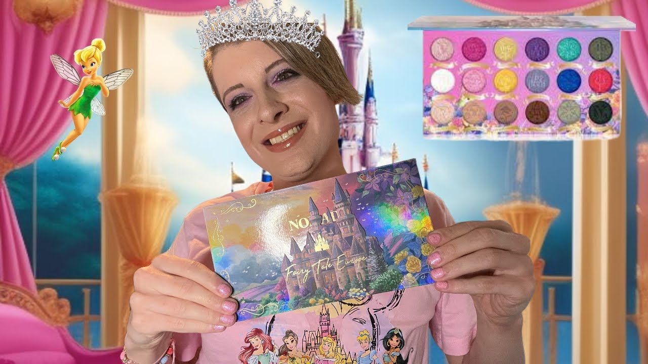 Makeup Tutorial and Review on the Fairytale Europe Eyeshadow Palette from Nomad Cosmetics! 🏰🧚👑