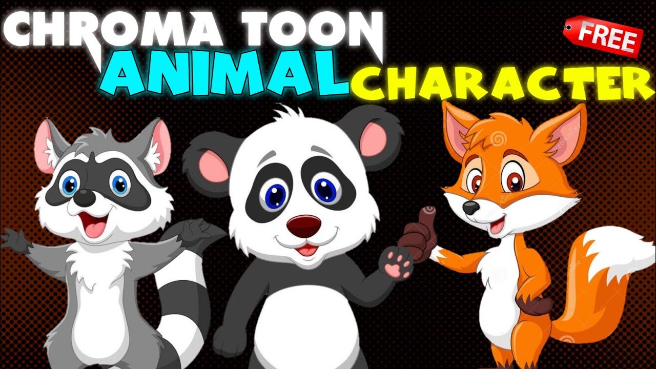 HOW TO MAKE CHROMA TOON ANIMAL CARTOON CHARACTER | CHOMATOON MEIN ANIMAL KE CHARATER KAISE BANAYE