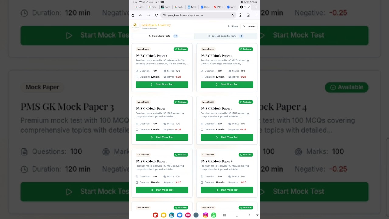 Why you need to join these premium mock series for PMS GK PHASE-I