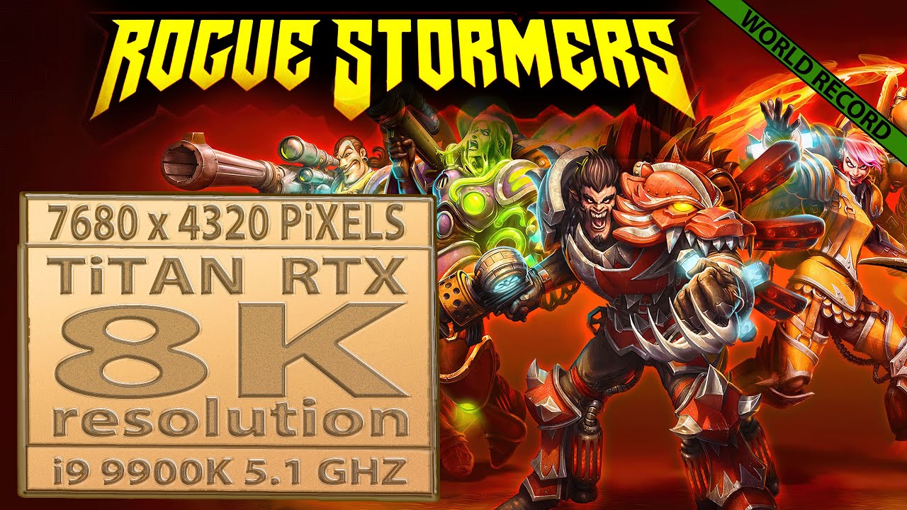 Rogue Stormers gameplay in 8K | 7680 x 4320 pixels | Titan RTX | 8K gaming | Rogue Stormers (8K UHD)