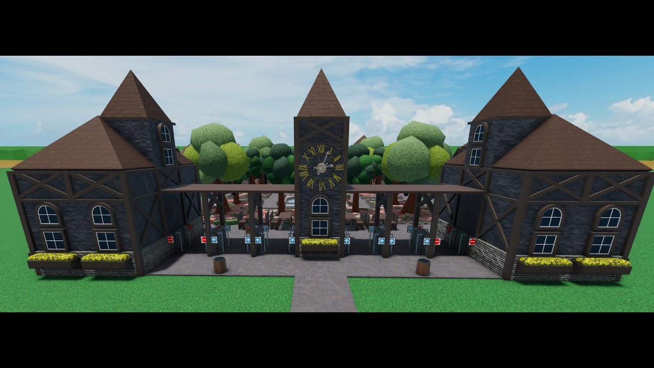 Building An Entrance Part 3 | Theme Park Tycoon 2 | TPT2 | Roblox | Building | NO PASS