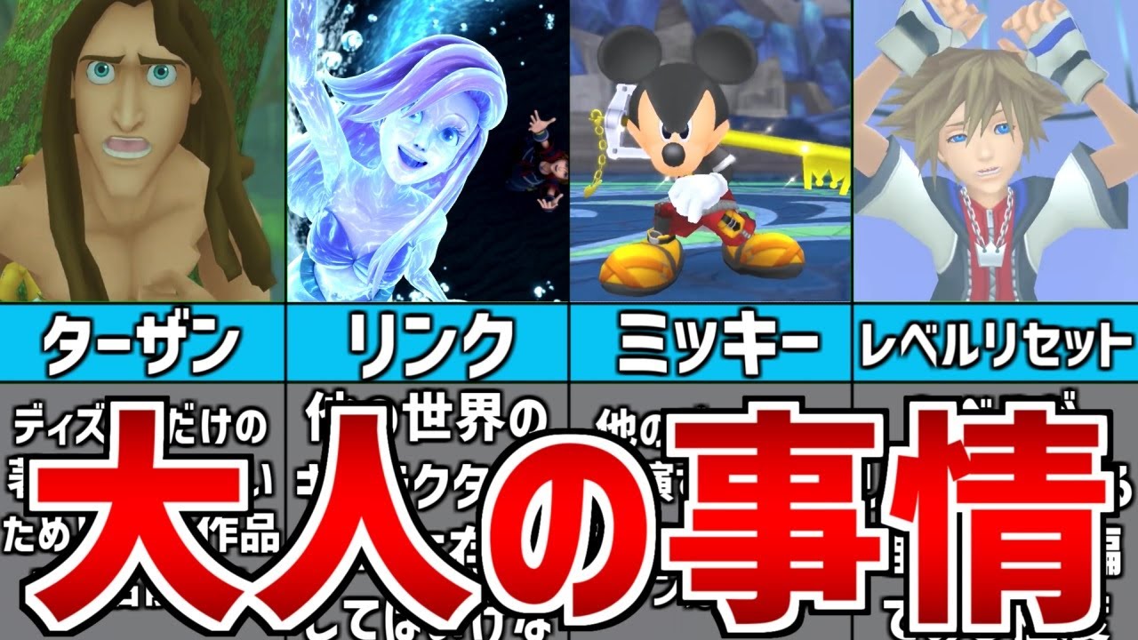 【歴代キングダムハーツ】 大人の事情 5選