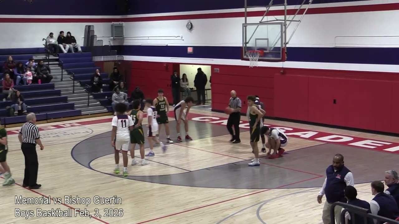 Boys Basketball,  Memorial vs Bishop Guertin, 2/3/26