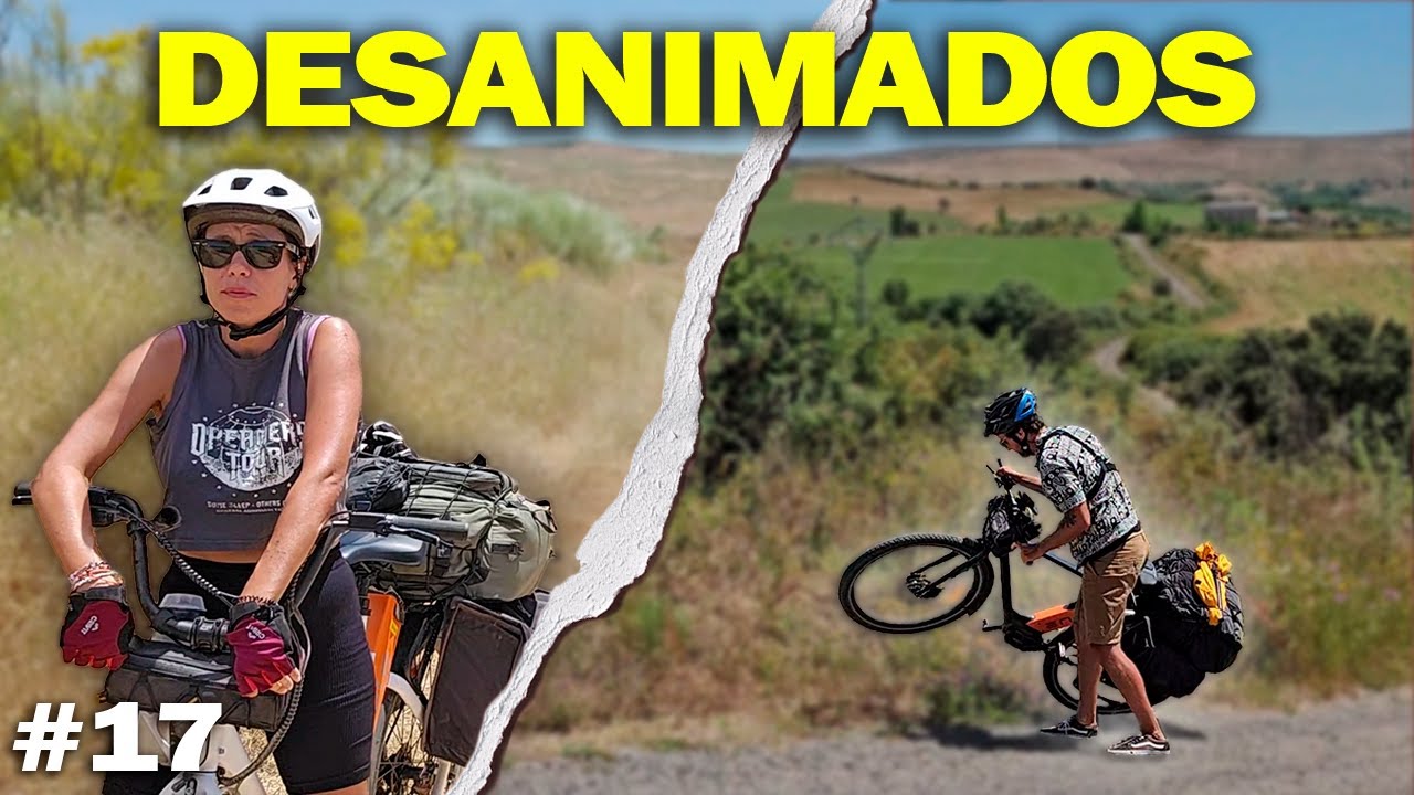 ¡Ánimos por el suelo! Sin comer, 35 grados y por caminos infernales - Día 18 Vuelta a España ebike
