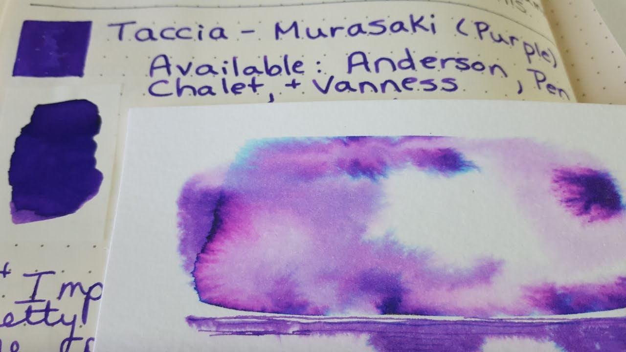 Taccia - Murasaki (Purple) - Ink Profile - Ink Flight 24 - January 2019