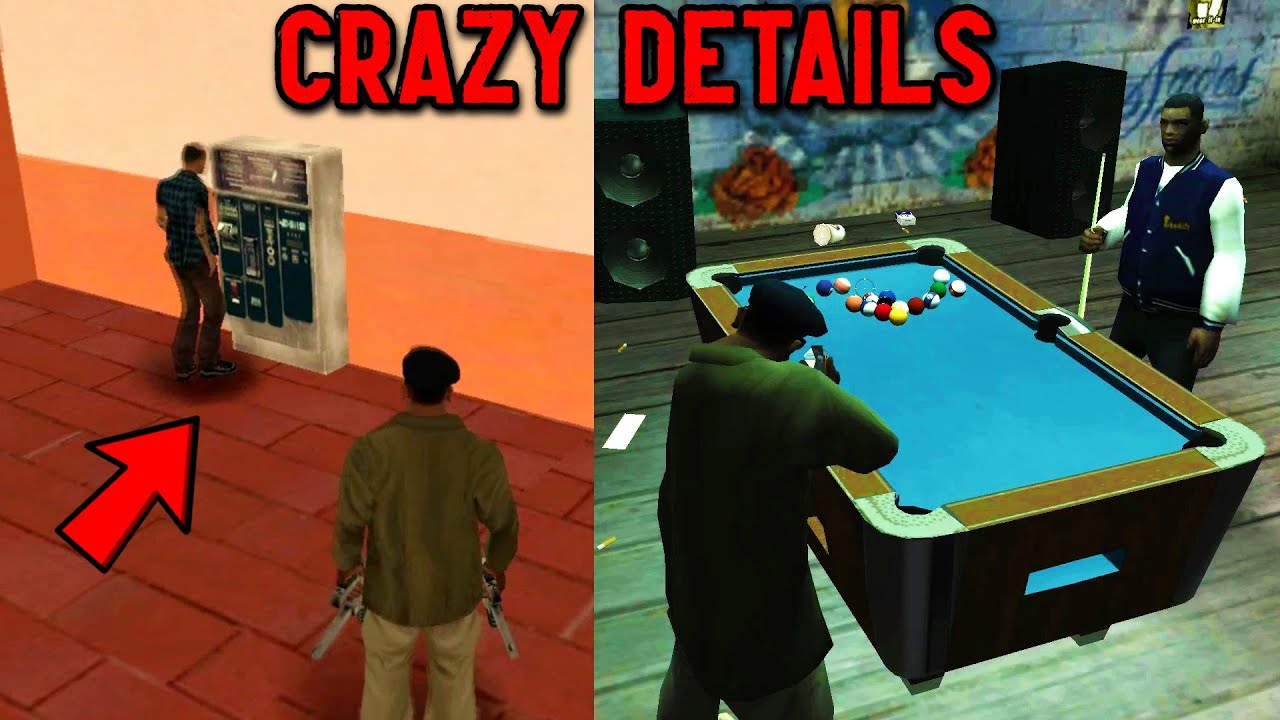 Crazy Details In Gta San Andreas You Probably Didn't See
