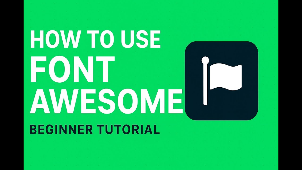 How to Use Font Awesome Icons in Your Website | Beginner Tutorial