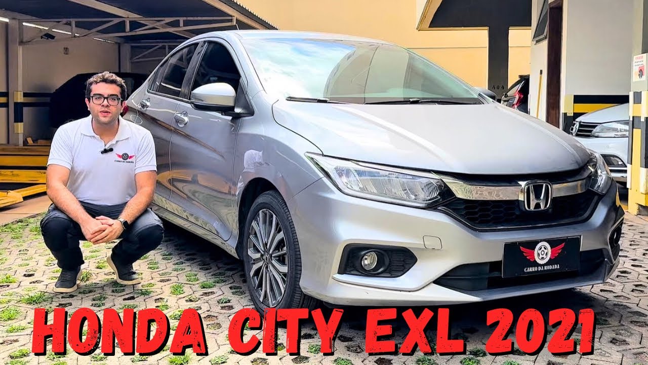 HONDA CITY EXL 2021 - Sedan confiável por R$90.000,00