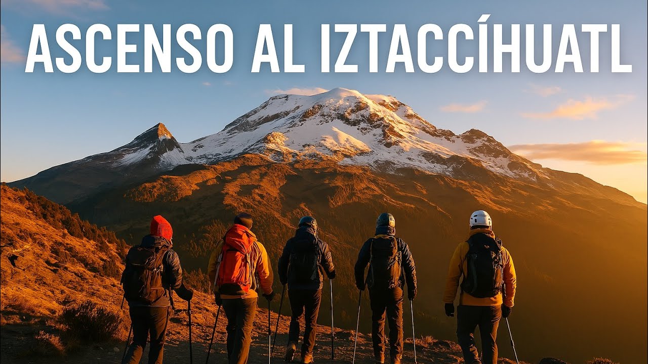 ASCENSO IZTACCÍHUATL en invierno ¡Tormenta de Nieve a 5,000 Metros! 🥶