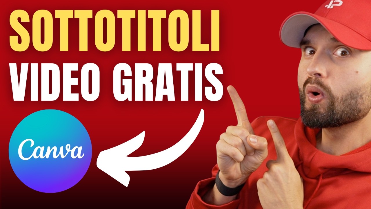 Come CREARE SOTTOTITOLI AUTOMATICI per  VIDEO con CANVA GRATIS