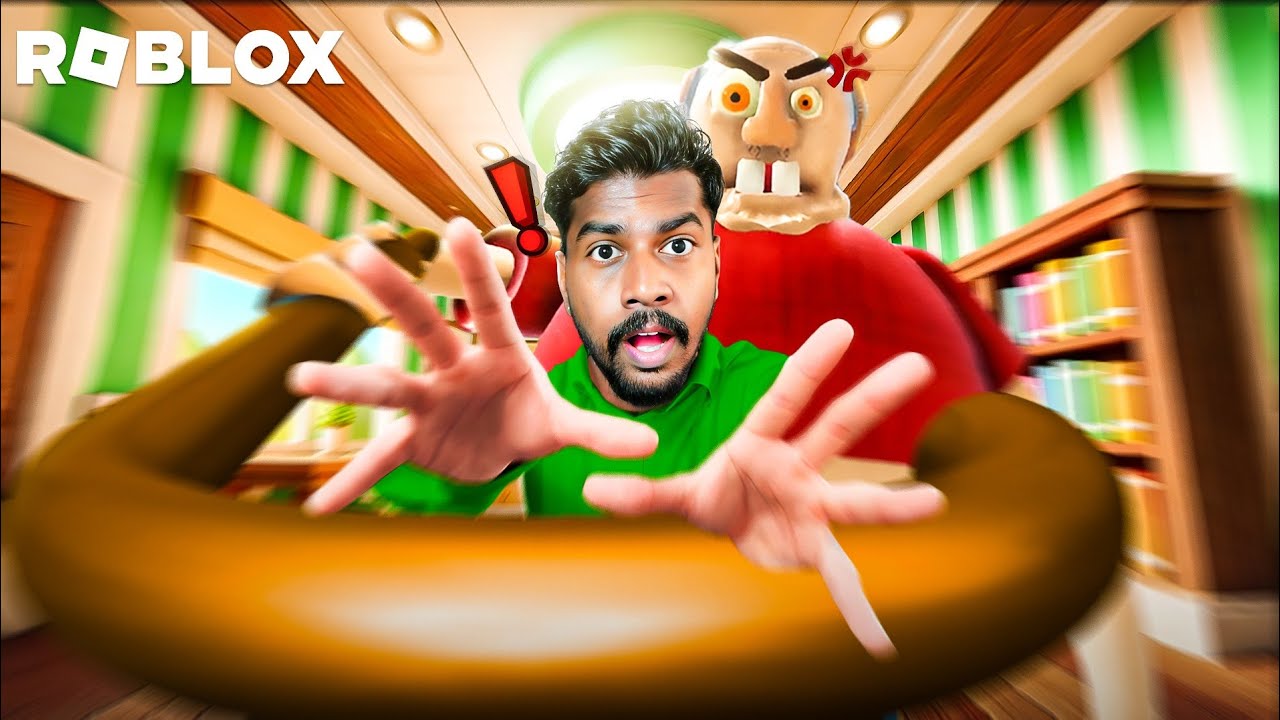 ESCAPE FROM EVIL GRANDPA IN ROBLOX 🥵