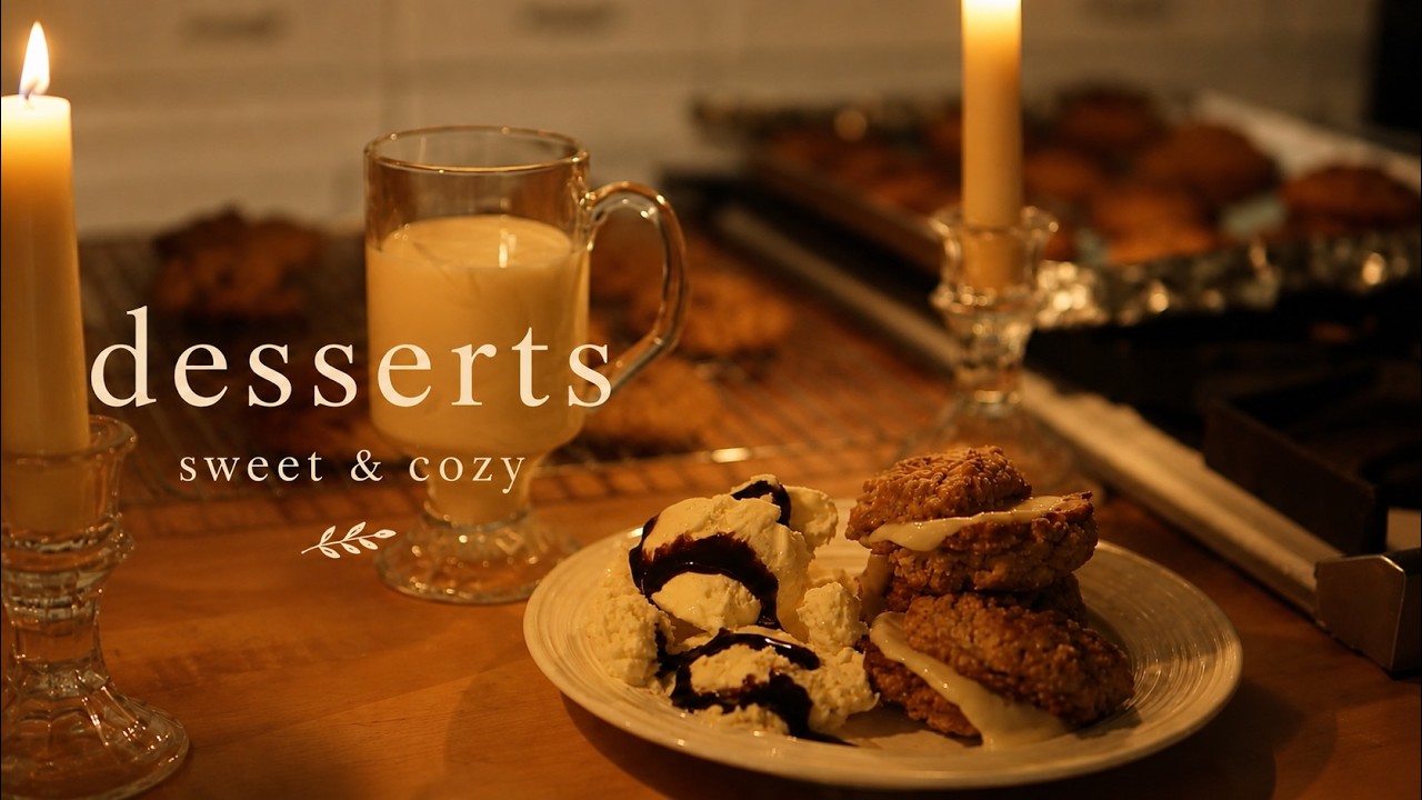 Relaxing Cozy Kitchen Baking | Slow Living Aesthetic Silent Vlog | A HYGGE Baking Vlog