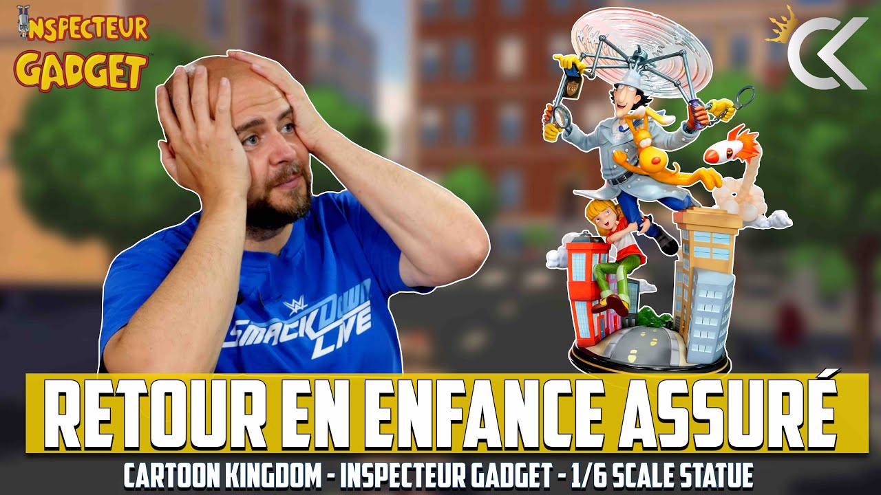 Retour En Enfance Assuré ! Cartoon Kingdom Inspecteur Gadget 1/6 Scale Statue