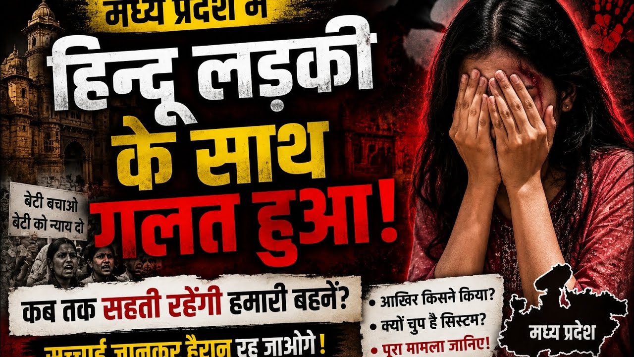 Hindu ladki ke sath bahot galat kiya ye teen logo ne 🥺🥺 #mpfacts #hindurape case #live #viral 